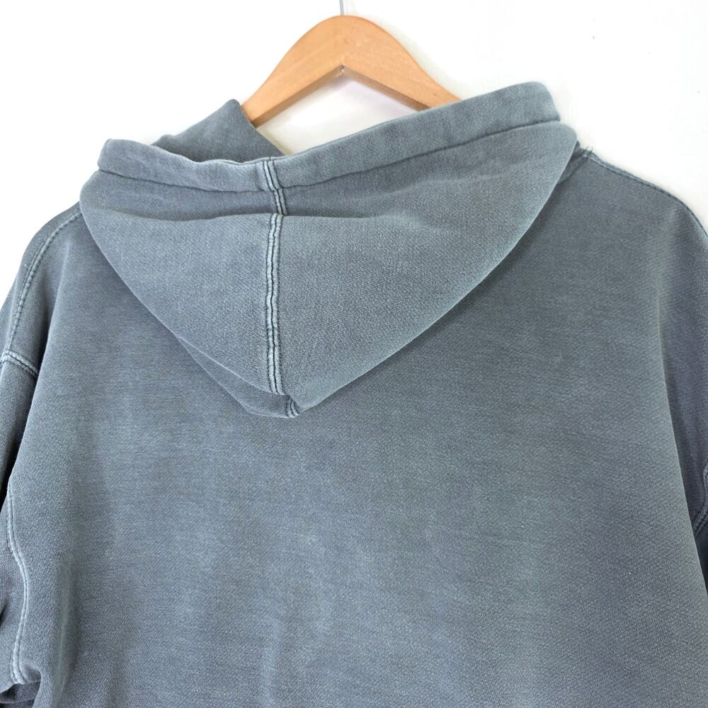 US Vintage Ft Myers Beach Surf Paradise Hoodie Medium Washed Slate Blue Travel - Picture 8 of 8